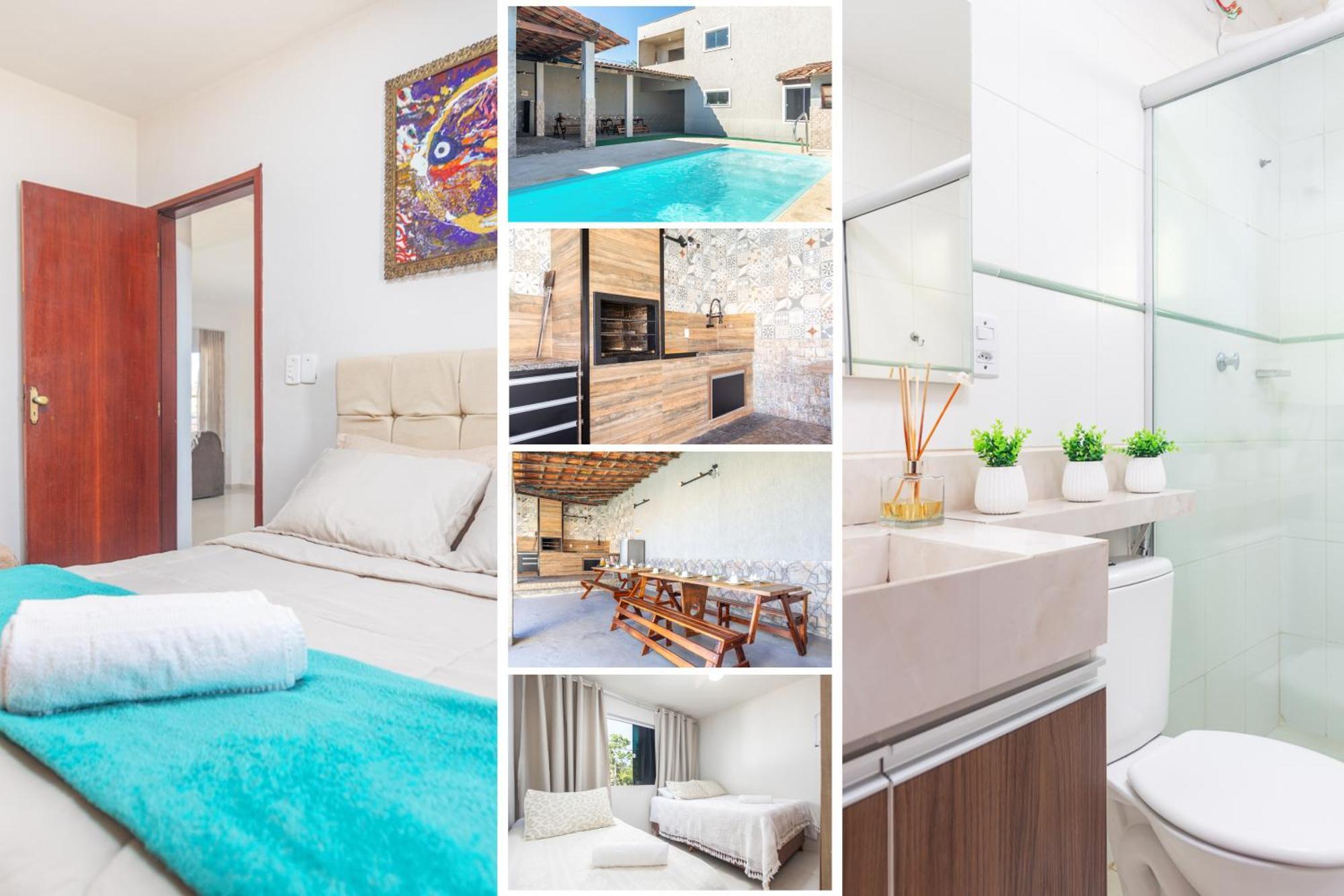 Refugio Tropical Casa De Praia Com Piscina Aquecida E 4 Suites E Garagem 3 Carros, 800 Mtrs Da Praia Internet 700 Mbps, Condominio Privado Com Pista De Skate , Quadra De Futevolei , Campos E Quadras De Futebol! Cabo Frio Exteriér fotografie